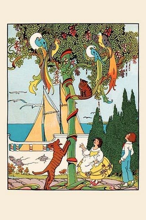 The Stand-Off in the Tree by Eugene Field - Art Print