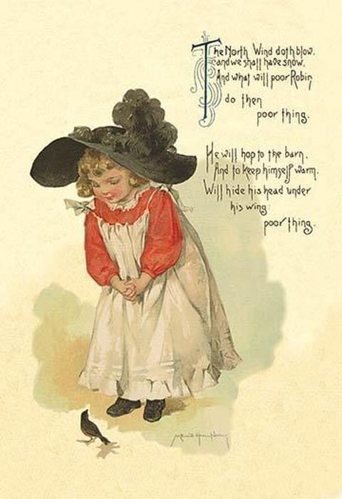 The North Wind Doth Blow by Maud Humphrey - Art Print