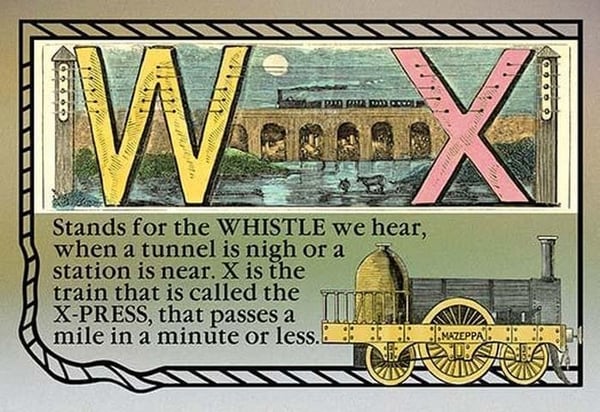 W and X - Art Print