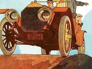 Sightseeing from the Pierce-Arrow - Art Print