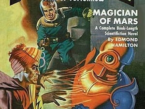 Captain Future Fires at the Magician of Mars - Art Print