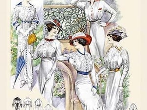 Album Blouses Nouvelles: Five Ladies of Leisure by Atelier Bachroitz - Art Print