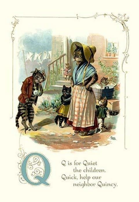Q is for Quiet - Art Print