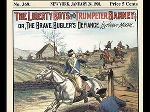 The Liberty Boys of '76': The Liberty Boys and Trumpeter Barney - Art Print