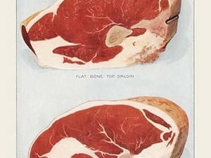 Beef: Bone Top Sirloin - Art Print