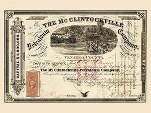 The McClintockville Petroleum Company - Art Print
