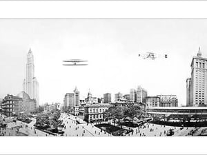 City Hall Park Panorama - Art Print