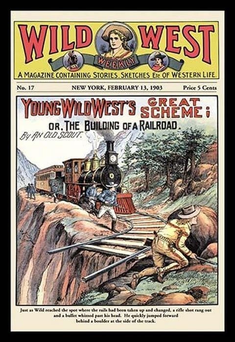 Wild West Weekly: Young Wild West's Great Scheme - Art Print