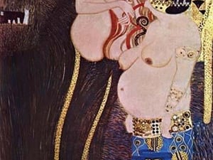 The Beethoven Frieze by Gustav Klimt - Art Print