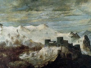Beginning of Spring - Detail - by Pieter the Elder Brueghel - Art Print