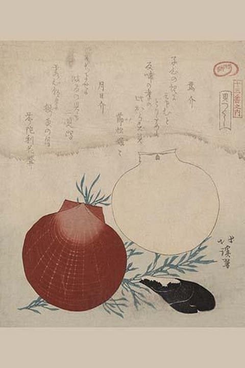 Shellfish by Hokkei Totoya - Art Print