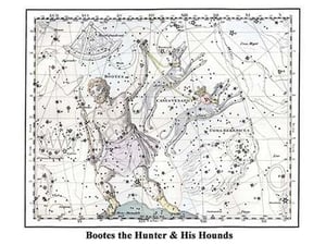 Bootes the Hunter & His Hounds by Alexander Jamieson - Art Print