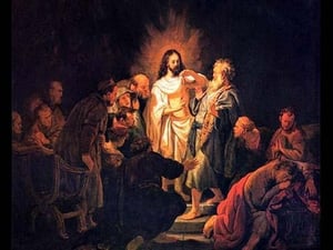 Doubting Thomas by Rembrandt by Rembrandt Van Rijn - Art Print