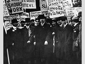 Clothing Workers Strike - Art Print
