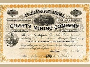 Plumas National Quartz Mining Company - Art Print
