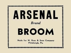 Arsenal Brand Broom - Art Print