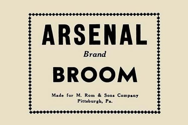 Arsenal Brand Broom - Art Print