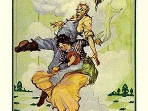 Auntie Em and Uncle Henry by John R. Neill - Art Print