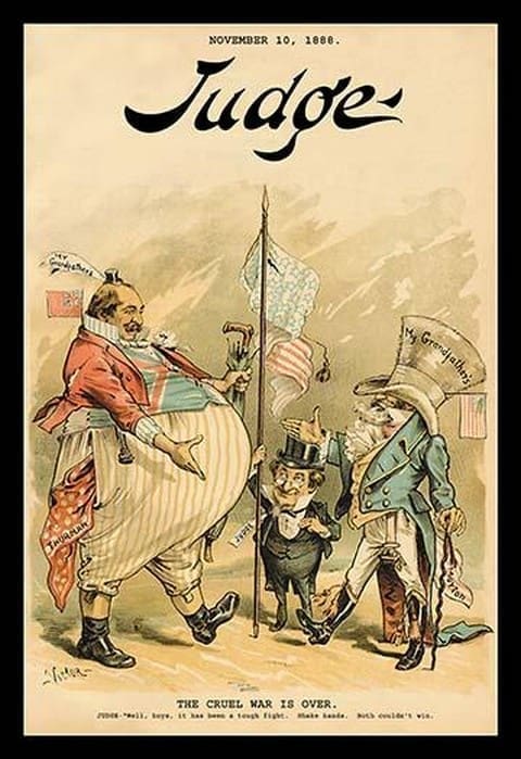 Judge Magazine: The Cruel War is Over by Victor - Art Print