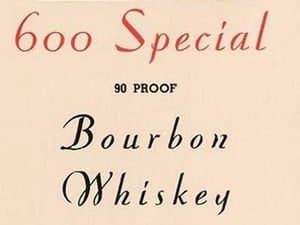 600 Special Bourbon Whiskey - Art Print