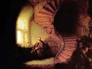 The philosopher by Rembrandt Van Rijn - Art Print