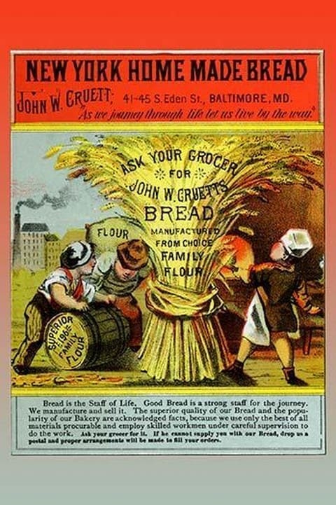 New York Home Made Bread - Art Print
