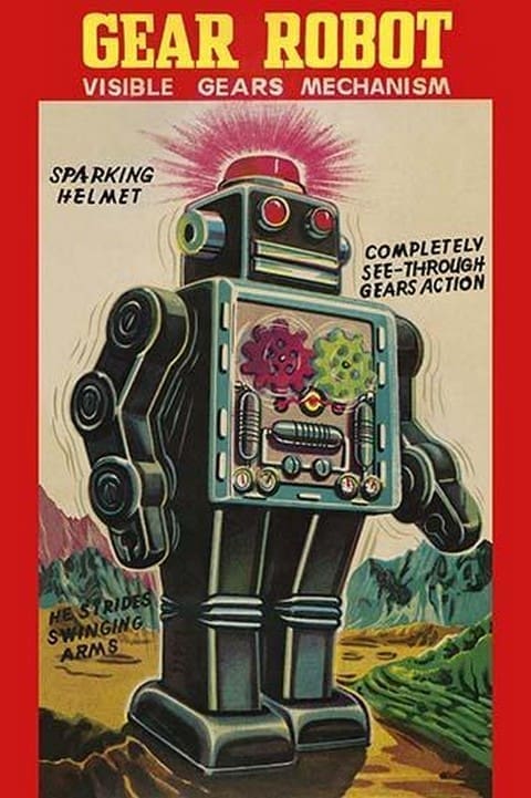 Gear Robot #2 - Art Print