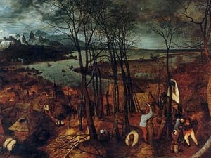 Beginning of Spring - Complete by Pieter the Elder Brueghel - Art Print