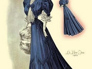Le Bon Ton: In Blue - Art Print