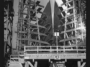 Shipbuilding by Alfred T. Palmer - Art Print