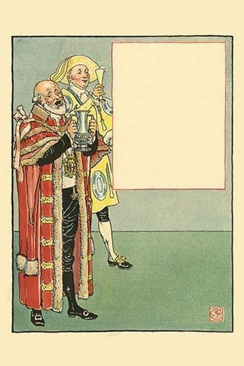 As to who had greatest number of followers; the seasons said they; but they were contested by Lent & the April Fool by Walter Crane - Art Print