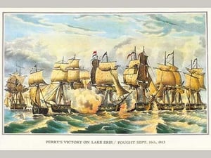 Perry's Victory on Lake Erie - Art Print