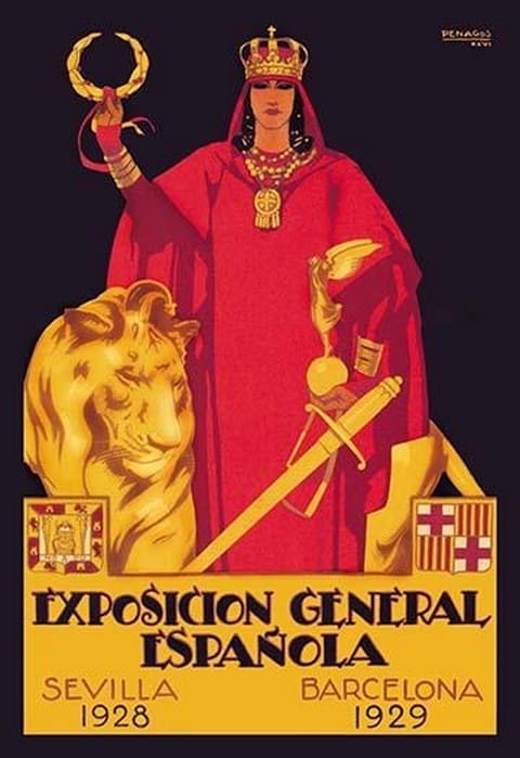 Exposition General Espanola by Rafael de Penagos - Art Print