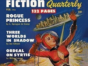 Science Fiction Quarterly: Attack of the Flying City - Art Print
