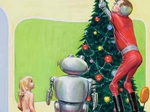 A Little Girl's Xmas in Modernia by Edmund Emshwiller - Art Print