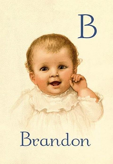 B for Brandon by Ida Waugh - Art Print