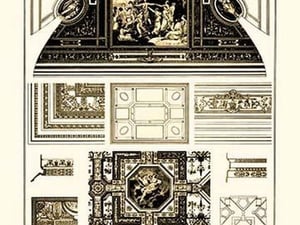 Cloister-Vaults and Coved Ceilings by J. Buhlmann - Art Print