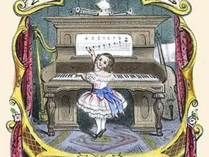Frontispiece to 'The Home First Number & Music Book' by Charles Butler - Art Print