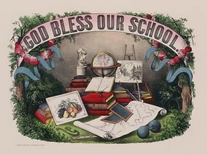 God Bless Our School by Currier & Ives - Art Print