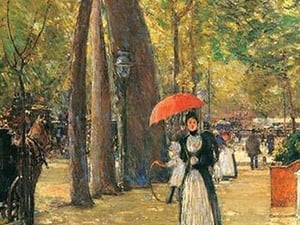 Fifth Avenue and Washington Square by Frederick Childe Hassam - Art Print