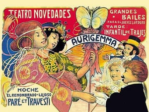 Teatro Novedades Aurigemma by Llorens Brunet - Art Print