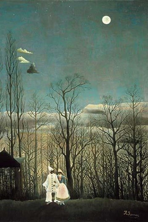 Carnival Evening by Henri Rousseau - Art Print