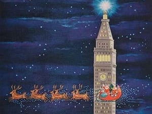 Santa Looking for a Chimney - Art Print