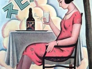 Drink at the Table - Art Print