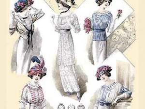 Album Blouses Nouvelles: Five Jaunty Fashions by Atelier Bachroitz - Art Print