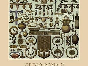 Greco-Roman Metalwork by Auguste Racinet - Art Print