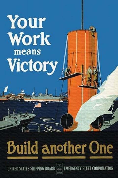 Your Work Means Victory by Fred J. Hoertz - Art Print