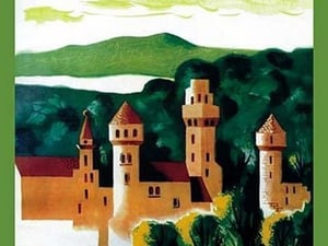 German Castle by Edward 'Ted' McKnight Kauffer - Art Print