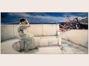 Expectations by Sir Lawrence Alma-Tadema - Art Print