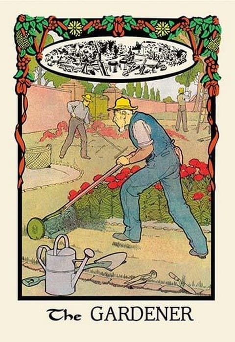 The Gardener by H.O. Kennedy - Art Print